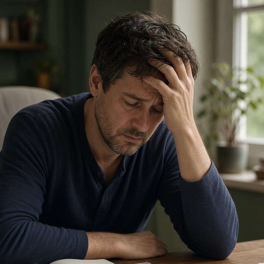 A quiet moment of feeling overwhelmed by everything that needs doing